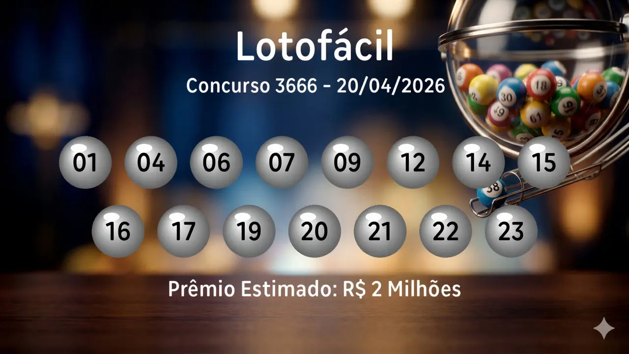 Lotofácil 3366: Quatro apostadores dividem prêmio de R$ 1,8 milhão